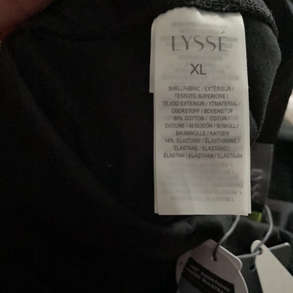 Lysse Flattering Cotton Leggings NWT Black Ankle - Picture 8 of 8